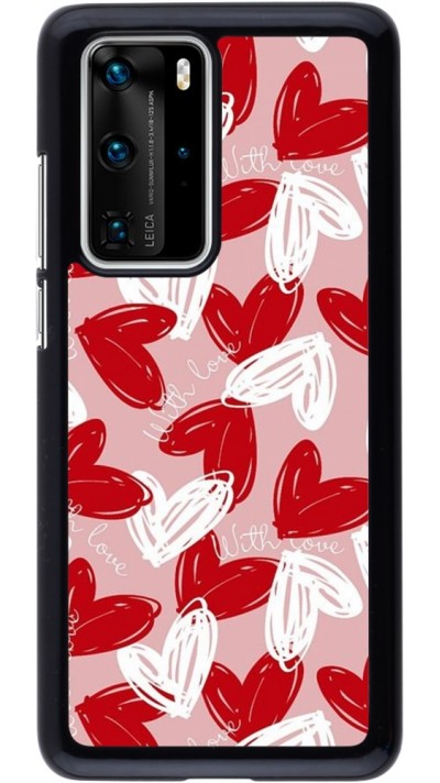 Coque Huawei P40 Pro - Valentine 2024 with love heart