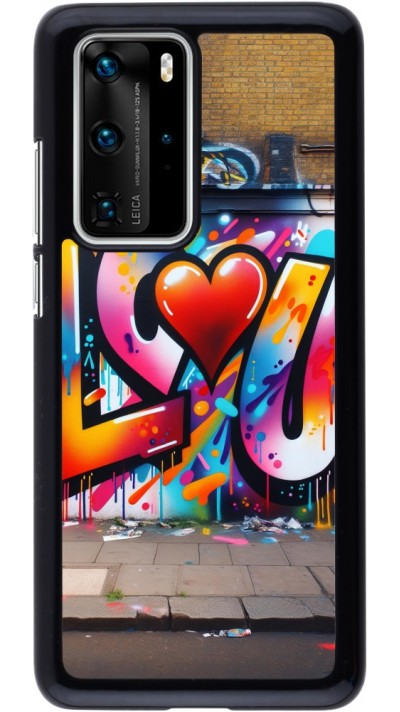 Coque Huawei P40 Pro - Valentine 2025 Love U Tag