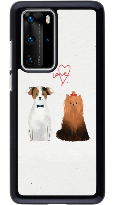 Coque Huawei P40 Pro - Valentine 2023 love dogs