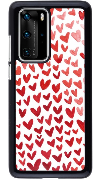 Coque Huawei P40 Pro - Valentine 2023 multiple red hearts