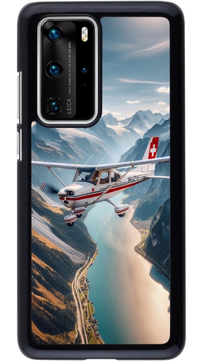 Coque Huawei P40 Pro - Vol Alpin Suisse