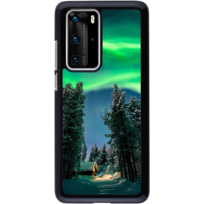 Coque Huawei P40 Pro - Winter 22 Northern Lights