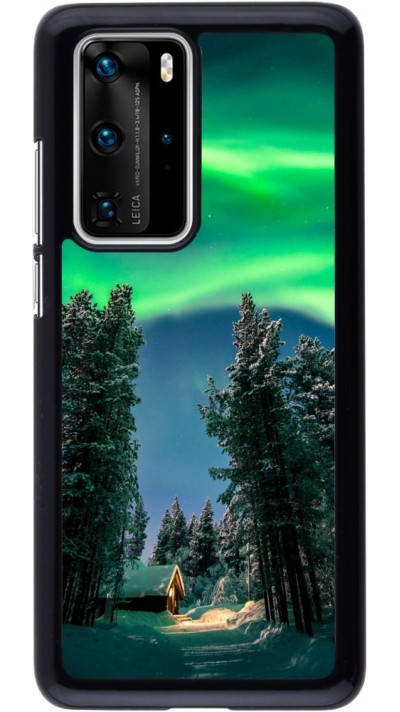 Coque Huawei P40 Pro - Winter 22 Northern Lights
