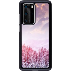 Coque Huawei P40 Pro - Winter 22 Pink Forest