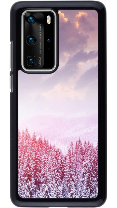 Coque Huawei P40 Pro - Winter 22 Pink Forest