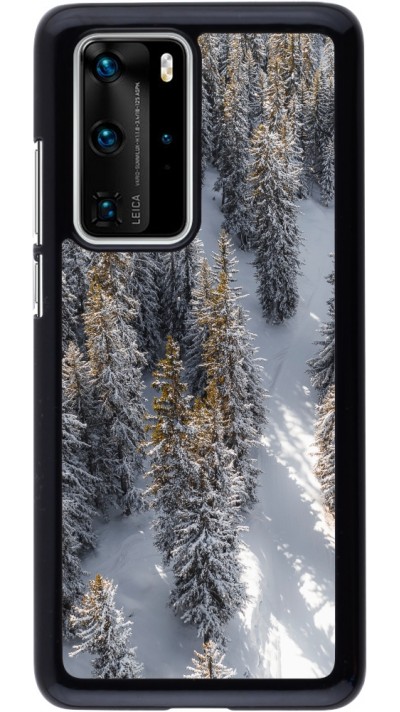 Coque Huawei P40 Pro - Winter 22 snowy forest