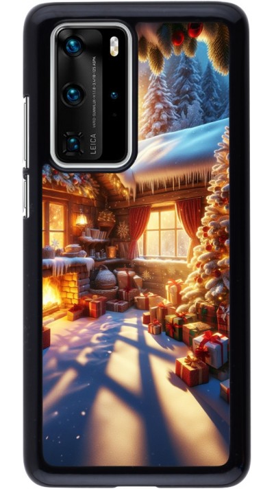 Coque Huawei P40 Pro - Noël Chalet Féerie