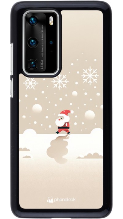 Coque Huawei P40 Pro - Noël 2023 Minimalist Santa