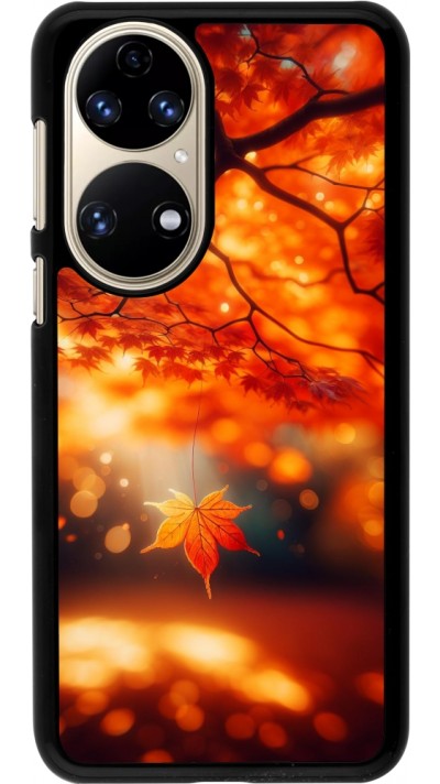 Huawei P50 Case Hülle - Herbst Magisch Orange