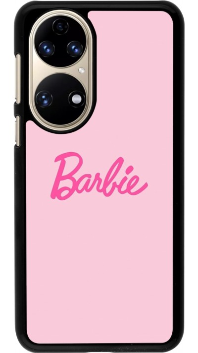 Coque Huawei P50 - Barbie Text