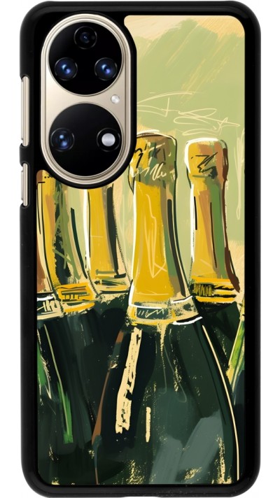 Coque Huawei P50 - Champagne peinture