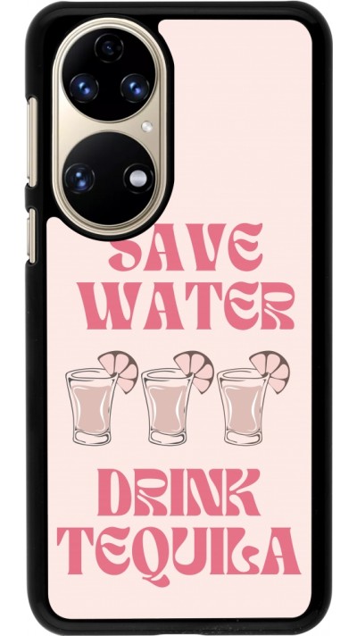 Coque Huawei P50 - Cocktail Save Water Drink Tequila