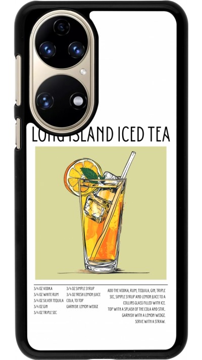 Coque Huawei P50 - Cocktail recette Long Island Ice Tea