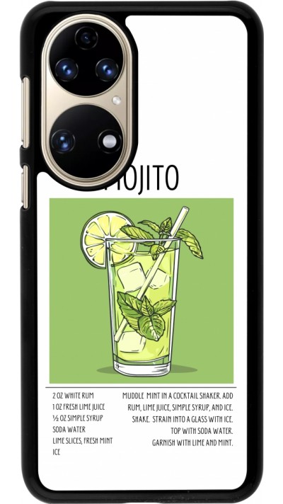 Huawei P50 Case Hülle - Cocktail Rezept Mojito