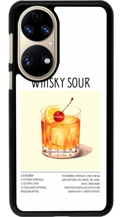 Coque Huawei P50 - Cocktail recette Whisky Sour