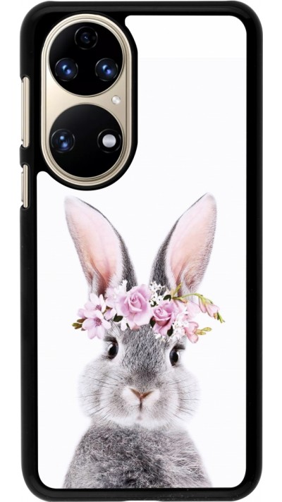 Coque Huawei P50 - Easter 2023 flower bunny