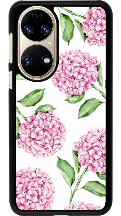 Coque Huawei P50 - Easter 2024 pink flowers