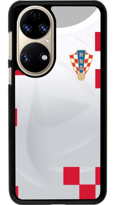 Huawei P50 Case Hülle - Kroatien 2022 personalisierbares Fussballtrikot