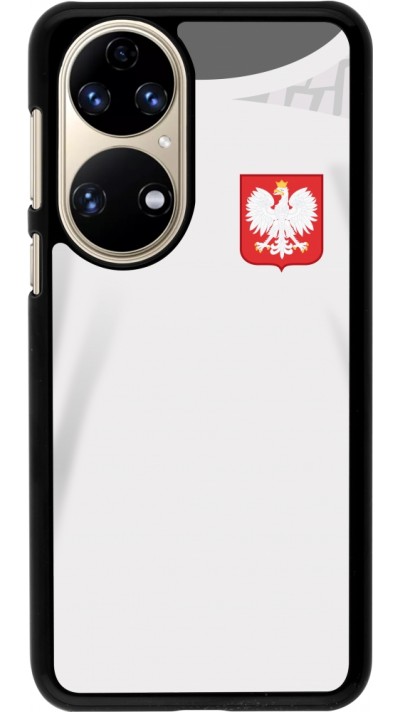 Huawei P50 Case Hülle - Polen 2022 personalisierbares Fussballtrikot
