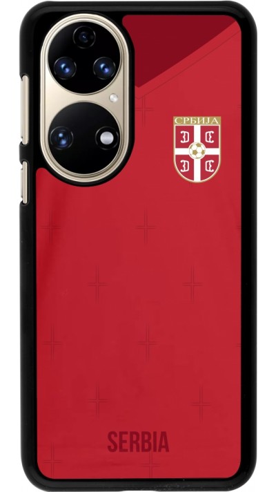 Coque Huawei P50 - Maillot de football Serbie 2022 personnalisable