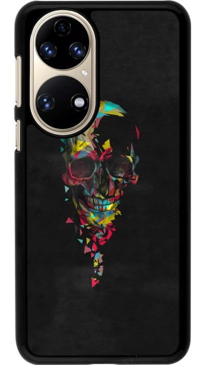 Huawei P50 Case Hülle - Halloween 22 colored skull