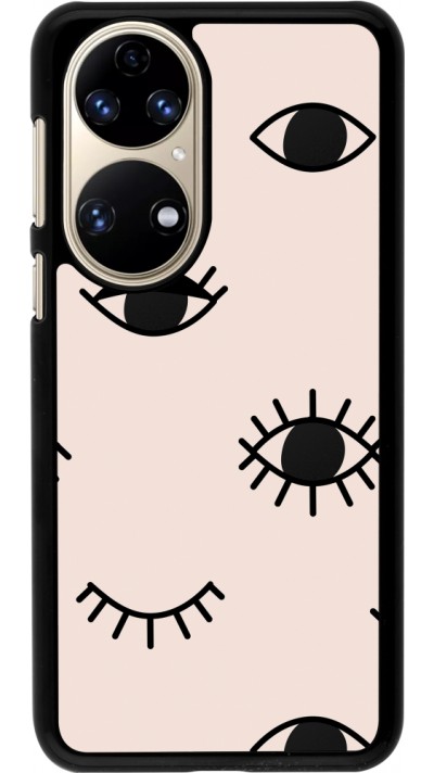 Huawei P50 Case Hülle - Halloween 2023 I see you