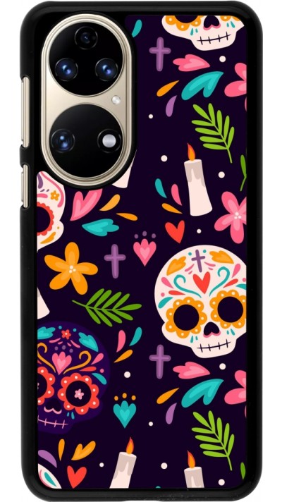 Huawei P50 Case Hülle - Halloween 2023 mexican style