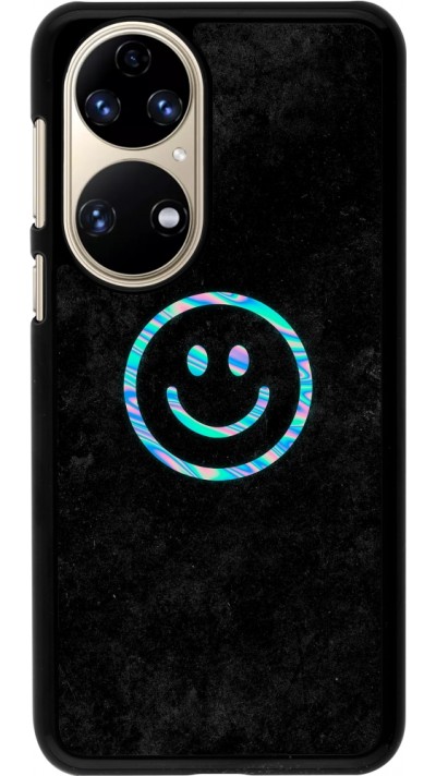 Huawei P50 Case Hülle - Happy smiley irisirt