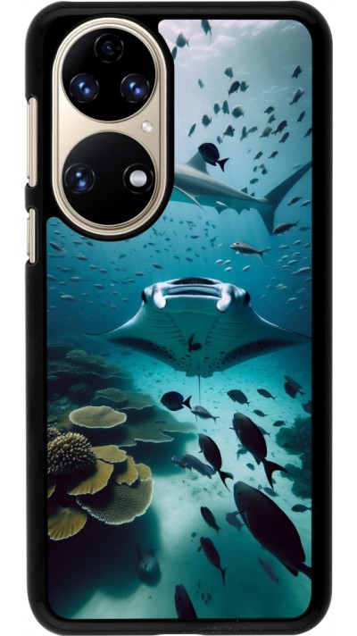 Huawei P50 Case Hülle - Manta Lagune Reinigung