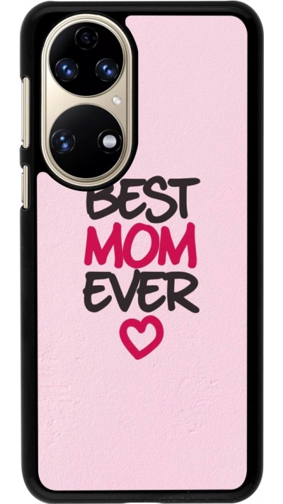 Coque Huawei P50 - Mom 2023 best Mom ever pink