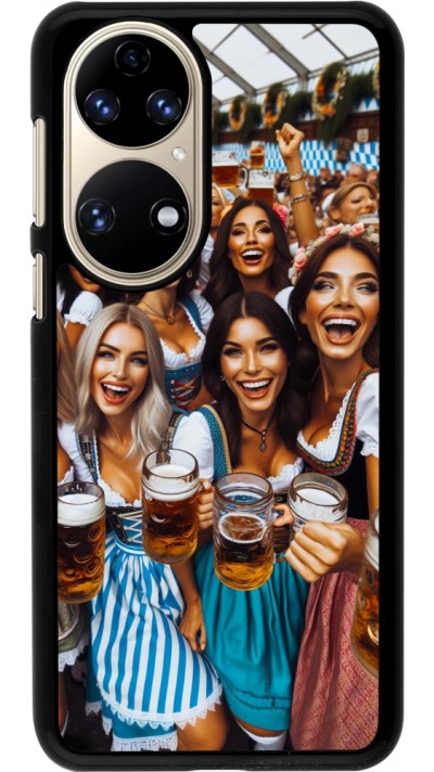 Huawei P50 Case Hülle - Oktoberfest Frauen