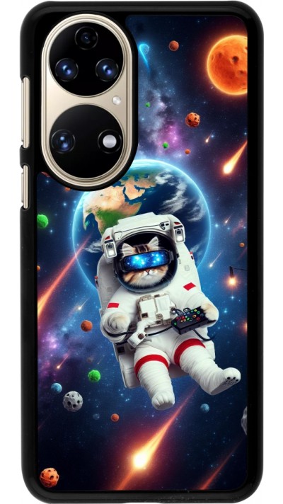 Coque Huawei P50 - VR SpaceCat Odyssey