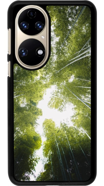 Huawei P50 Case Hülle - Spring 23 forest blue sky