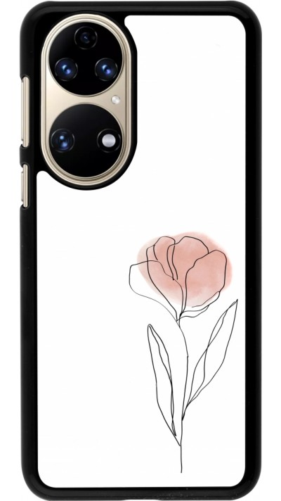 Coque Huawei P50 - Spring 23 minimalist flower