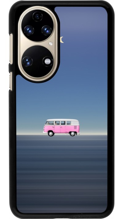 Huawei P50 Case Hülle - Spring 23 pink bus