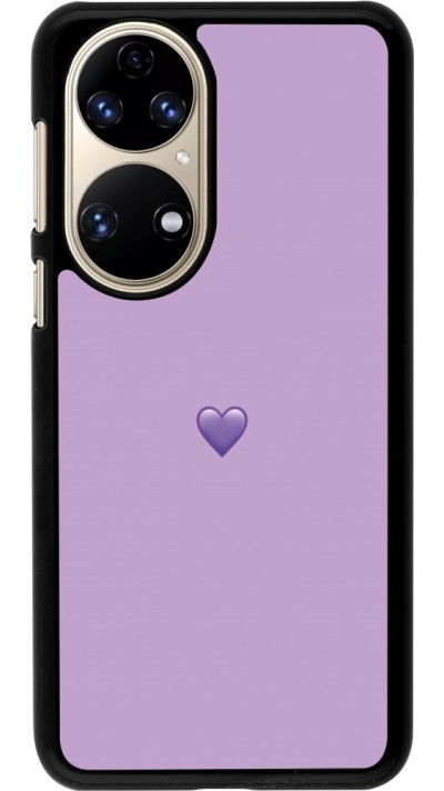 Coque Huawei P50 - Valentine 2023 purpule single heart