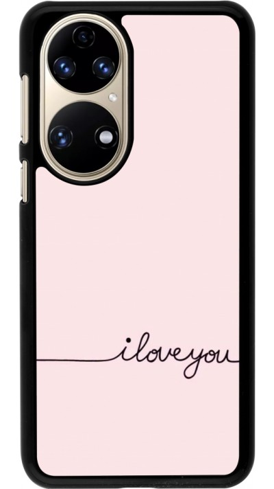 Coque Huawei P50 - Valentine 2023 i love you writing