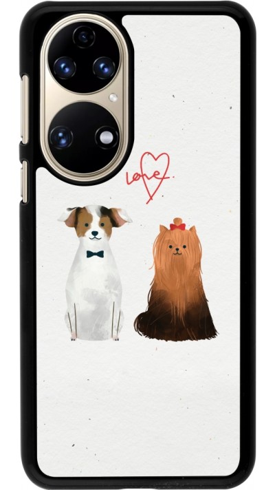 Coque Huawei P50 - Valentine 2023 love dogs