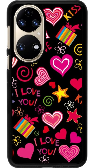 Coque Huawei P50 - Valentine 2023 love symbols