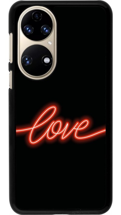 Coque Huawei P50 - Valentine 2023 neon love
