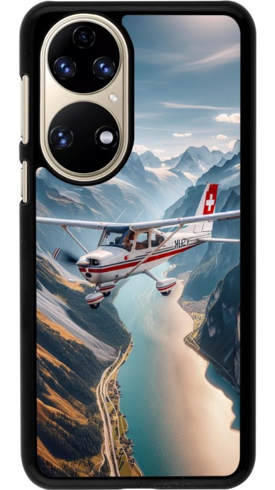 Huawei P50 Case Hülle - Schweizer Alpenflug