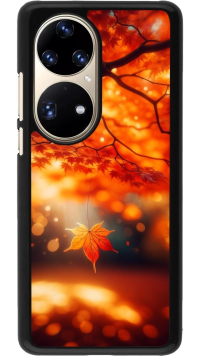 Huawei P50 Pro Case Hülle - Herbst Magisch Orange