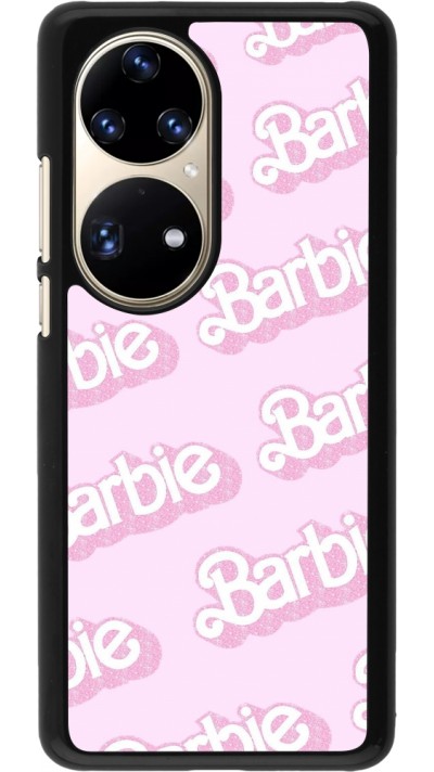 Huawei P50 Pro Case Hülle - Barbie light pink pattern
