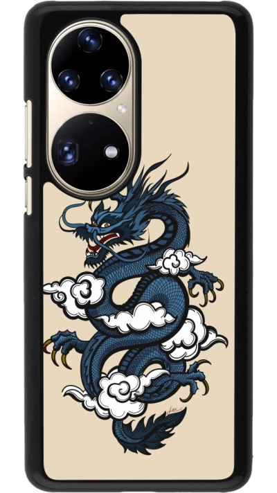 Huawei P50 Pro Case Hülle - Blue Dragon Tattoo