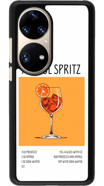 Huawei P50 Pro Case Hülle - Cocktail Rezept Aperol Spritz
