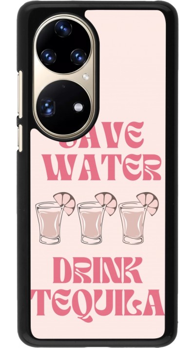 Huawei P50 Pro Case Hülle - Cocktail Save Water Drink Tequila