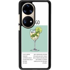 Huawei P50 Pro Case Hülle - Cocktail Rezept Hugo