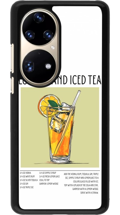 Huawei P50 Pro Case Hülle - Cocktail Rezept Long Island Ice Tea
