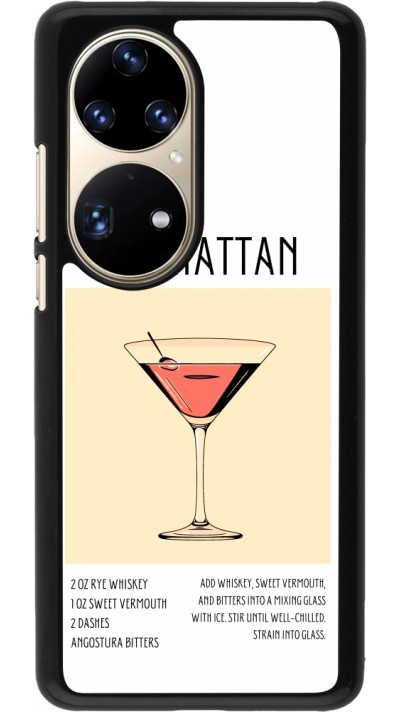 Huawei P50 Pro Case Hülle - Cocktail Rezept Manhattan