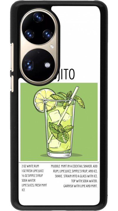 Huawei P50 Pro Case Hülle - Cocktail Rezept Mojito